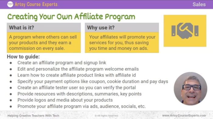 Creating an Affiliate Program