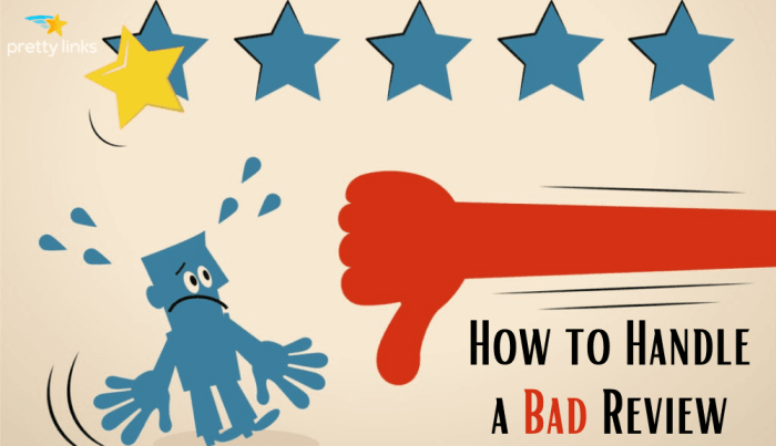 Handling Negative Reviews